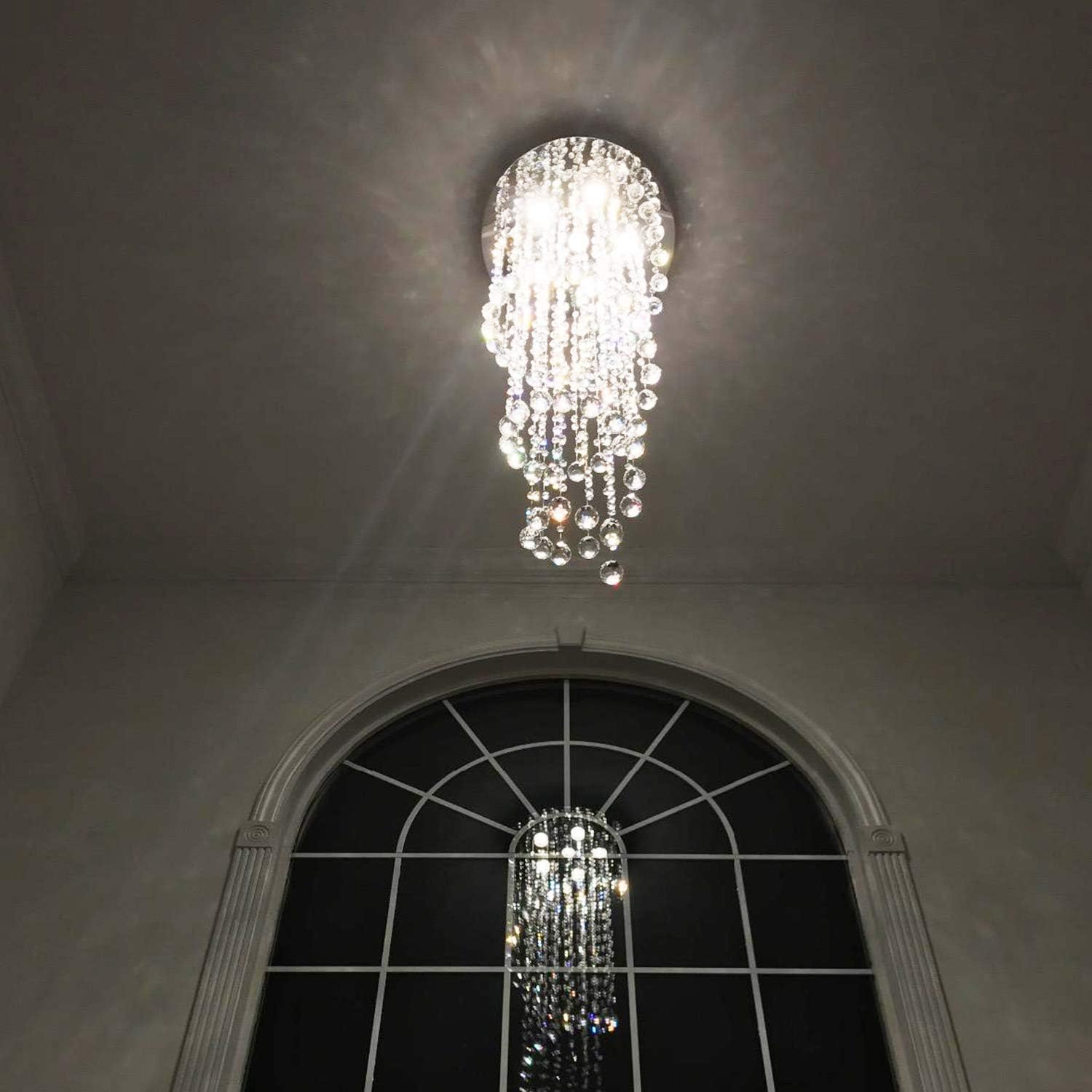 Luxe Metal Chandelier — 20" - View 6