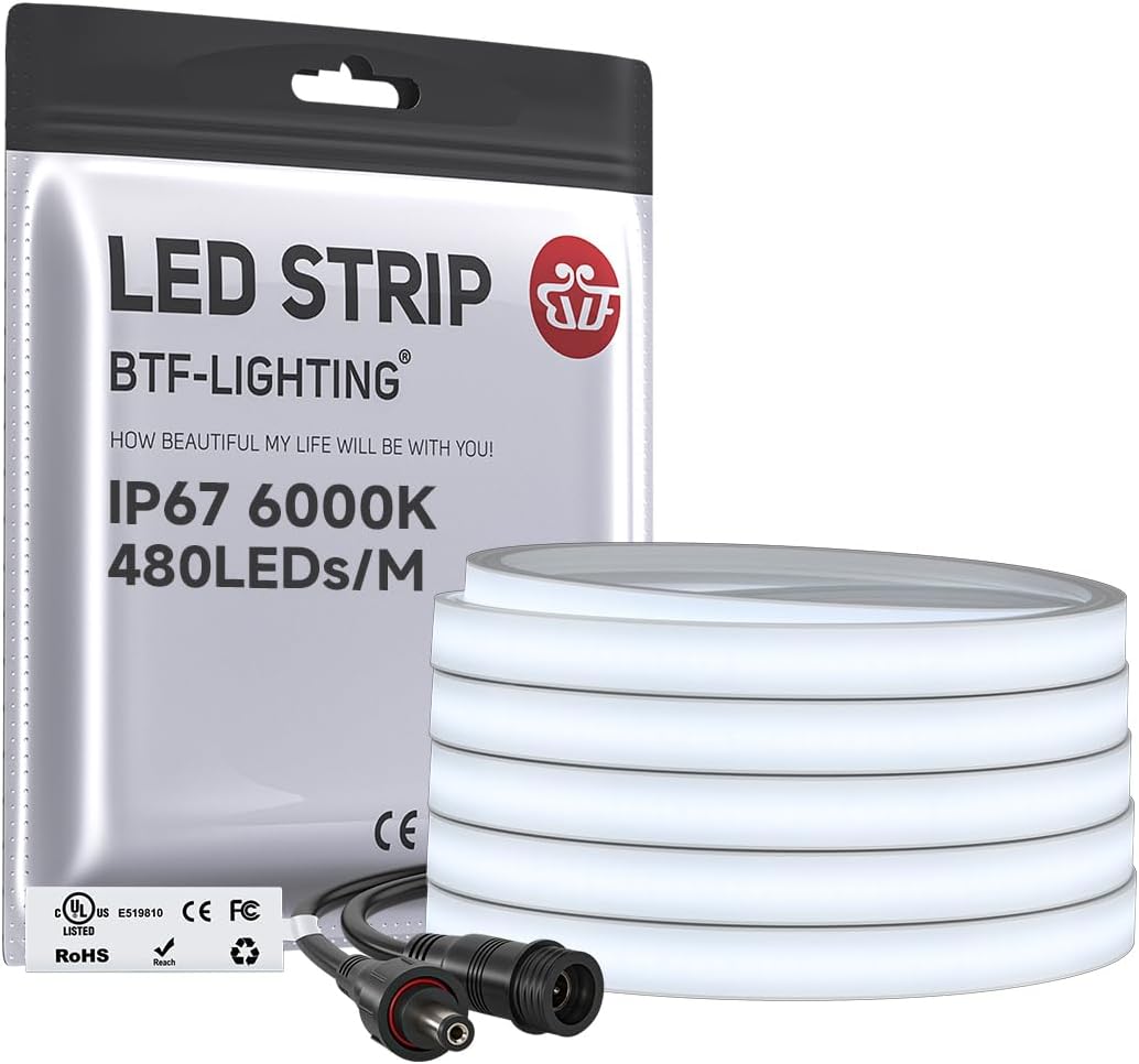 Beige LED Strip Light — Cool White 6000K