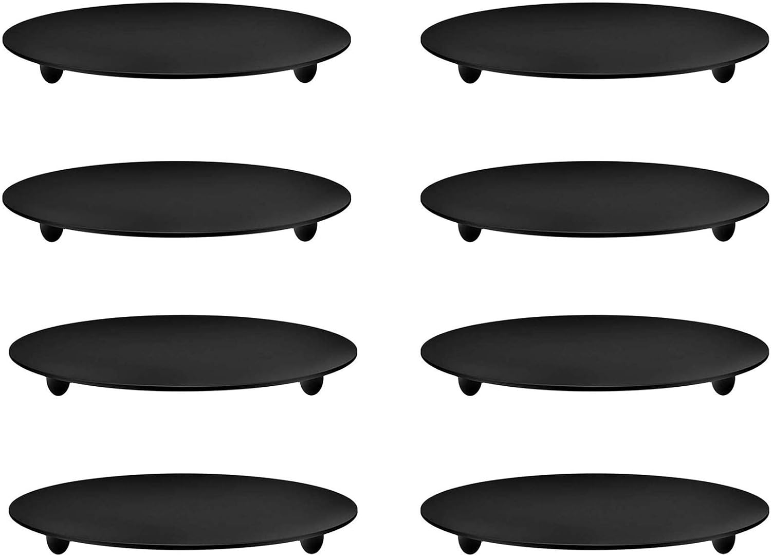 Black Candle — 3" — 11cm Black 8pcs