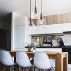 Modern Glass Chandelier - View 5