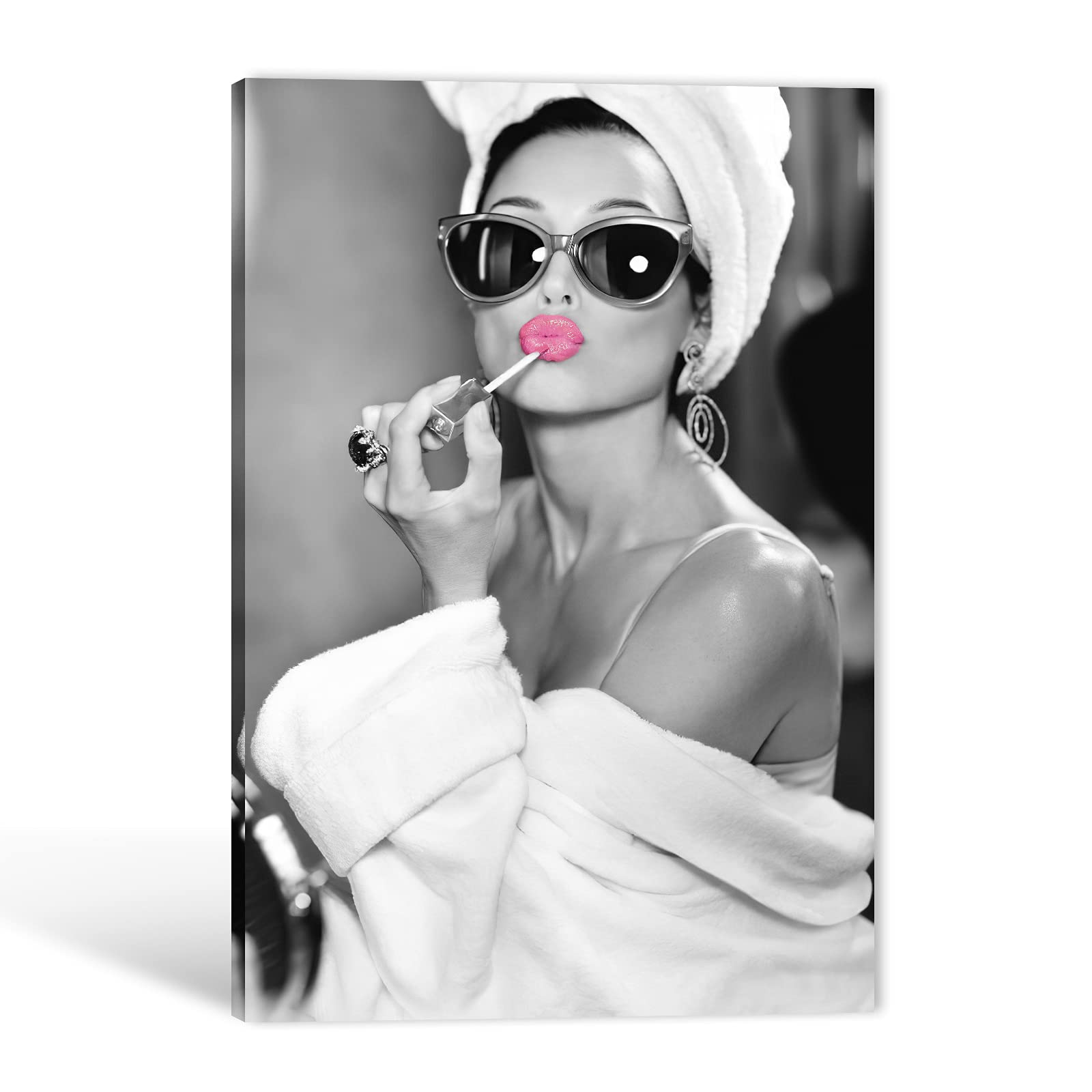 Vintage Fabric Canvas Wall Art — 18"