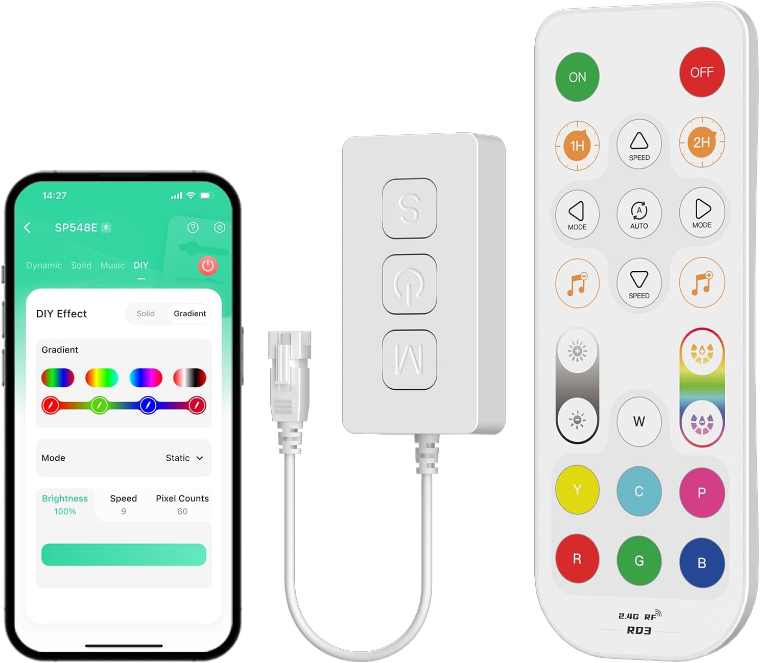 Smart Metal LED Strip Light — SP548E(Support Voice Activation)