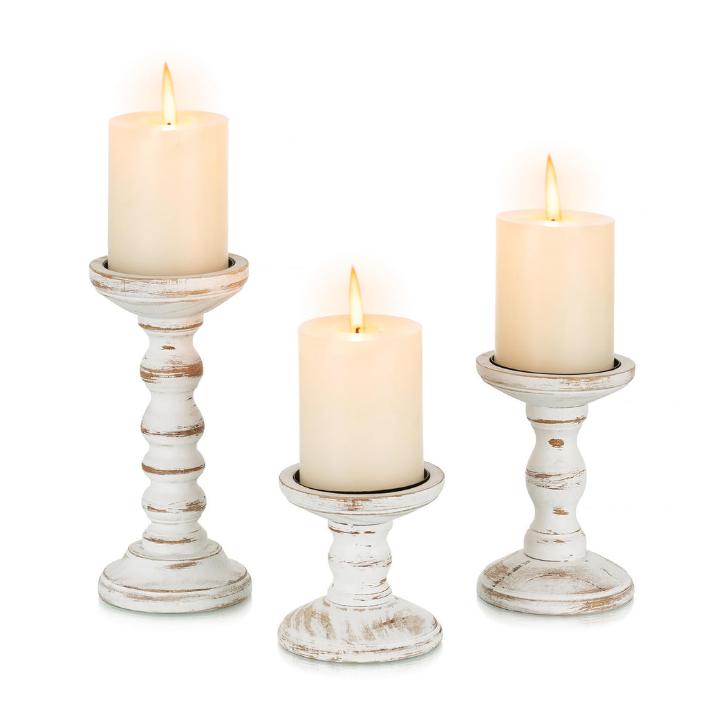 Farmhouse Black Candle — Set of 3
