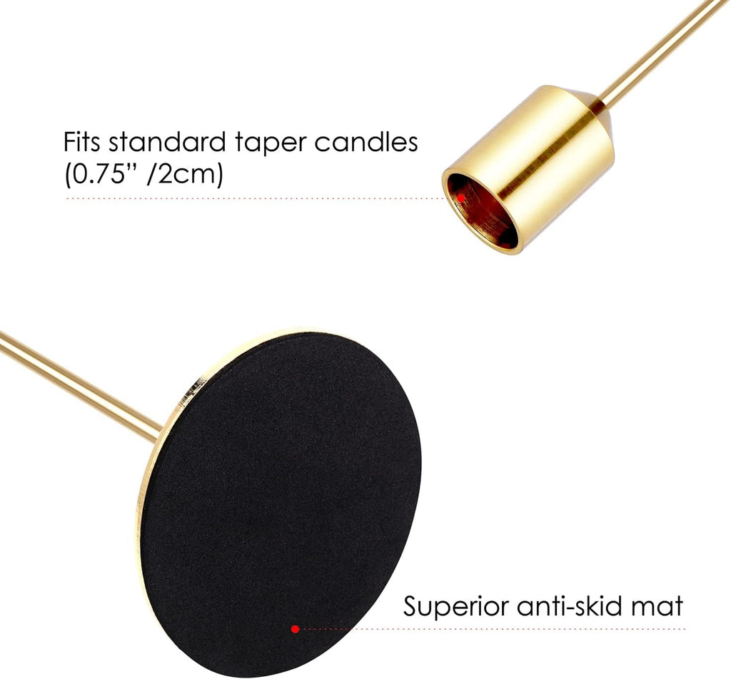 Luxe Black Candle — Set of 6 - View 3