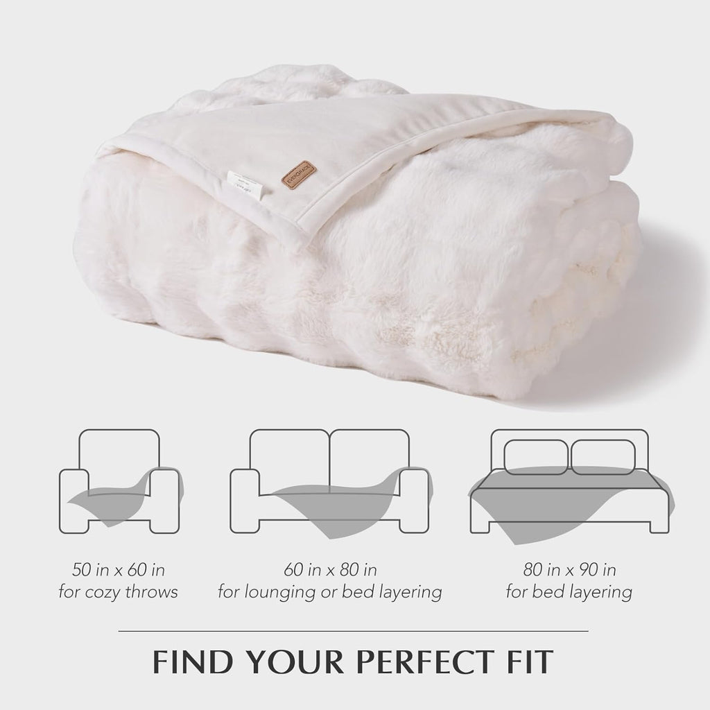 Luxe Beige Throw Pillow — 50" - View 8