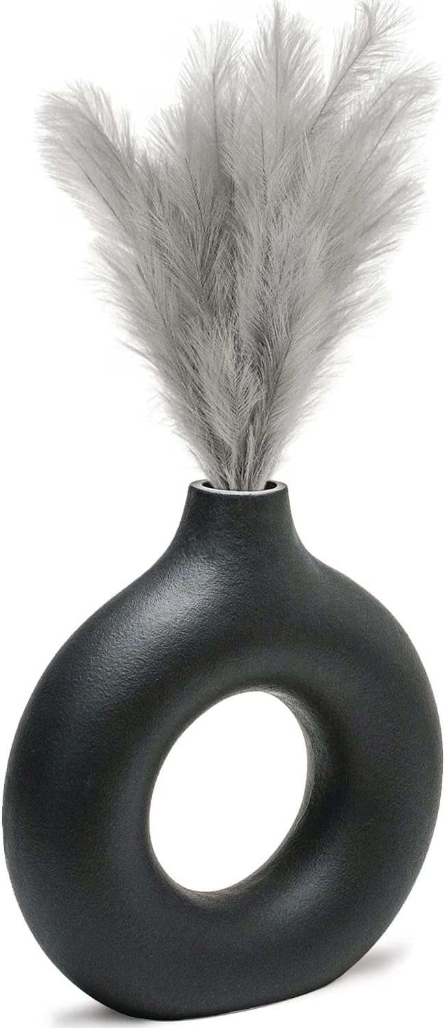 Boho Black Vase — Large (1-Piece)