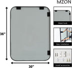 Luxe Black Wall Mirror — 36" - View 4