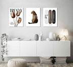Framed Pink Canvas Wall Art — 12x16 - View 8