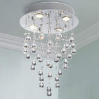 Round Luxe Metal Chandelier — 14" - View 4