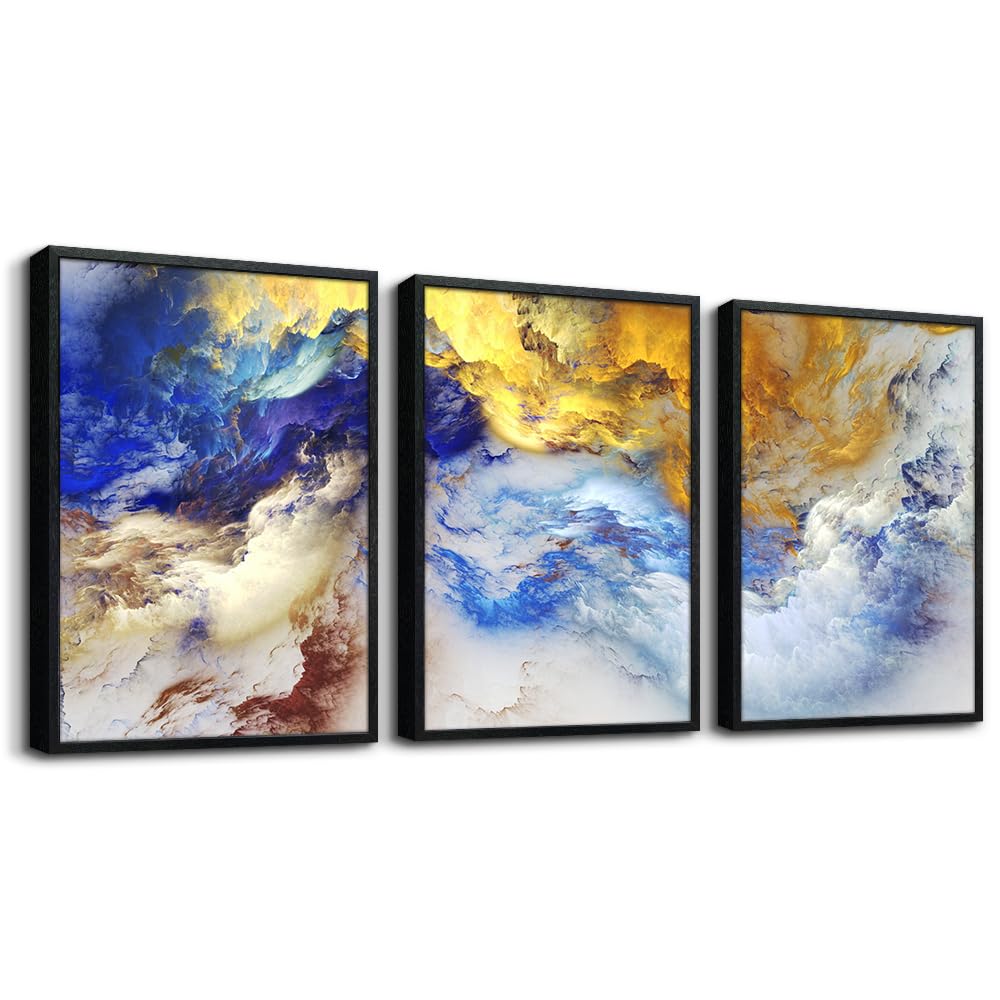 Framed Modern Beige Wall Art — 12"