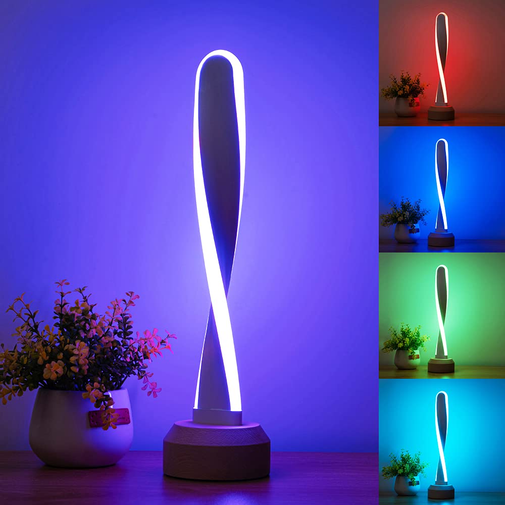 RGB Modern Wood Pendant Light