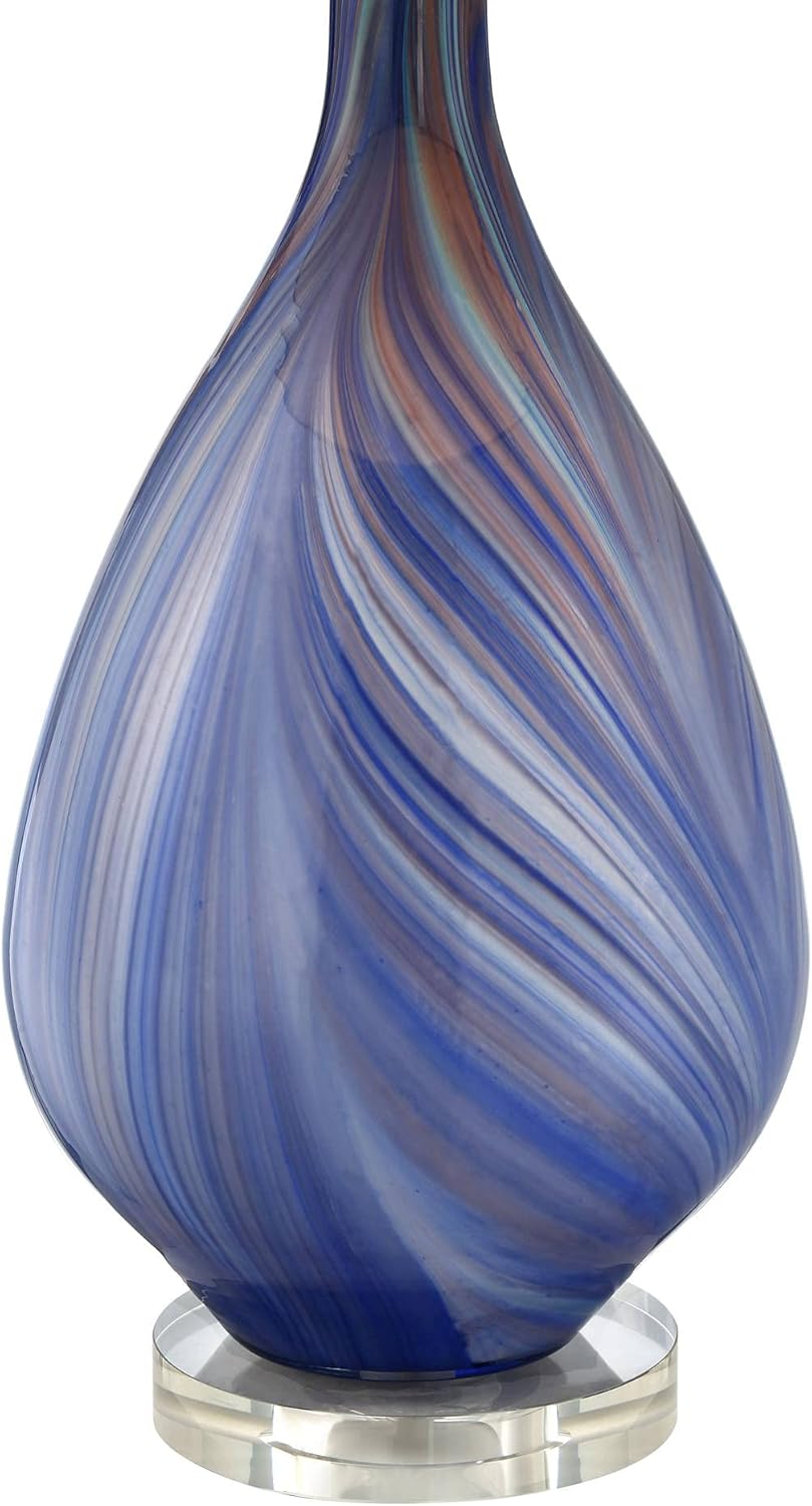 Modern Blue Table Lamp — 29" - View 7