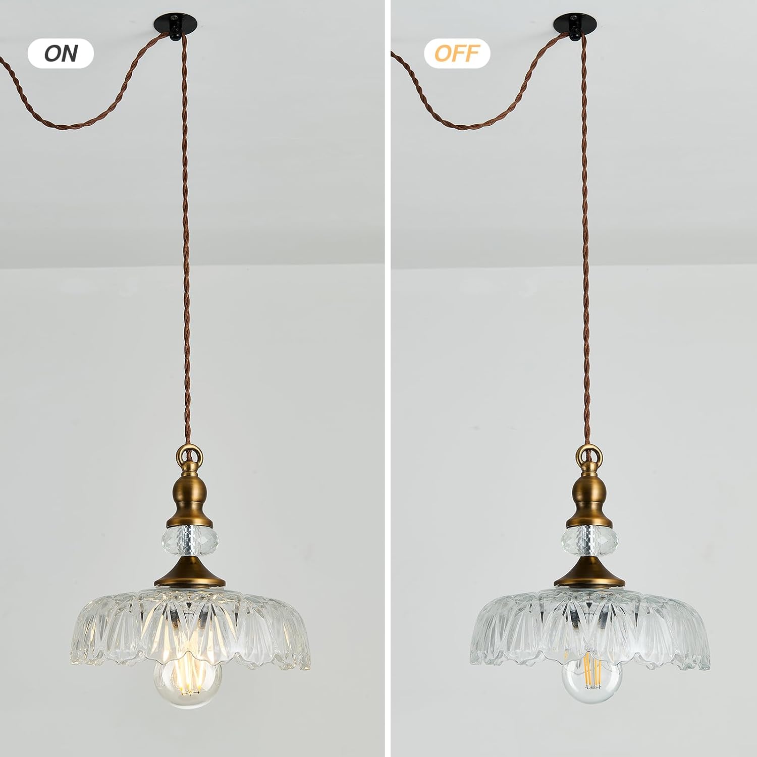 Adjustable Farmhouse Black Chandelier - View 4