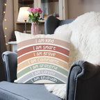 Blue Throw Pillow Cover — 18" - View 4