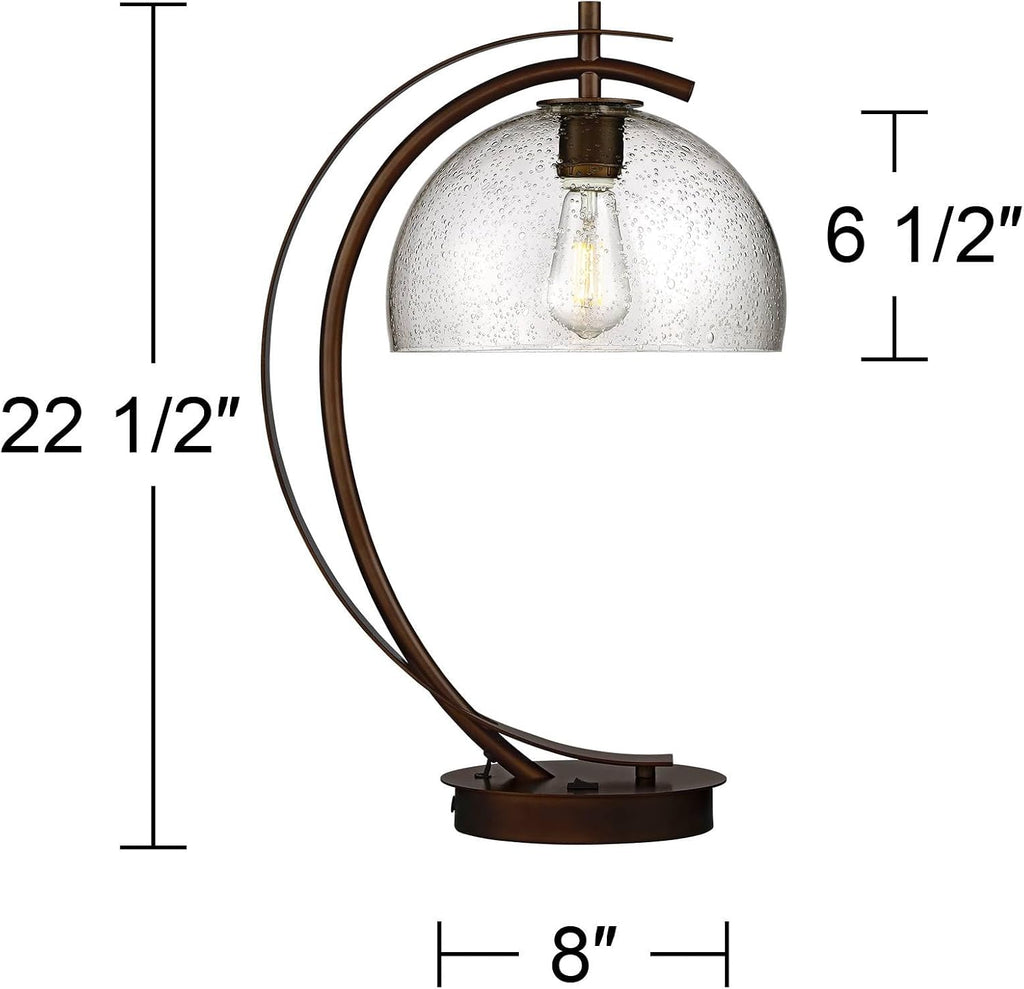 USB Modern Metal Table Lamp — 22.5" - View 4