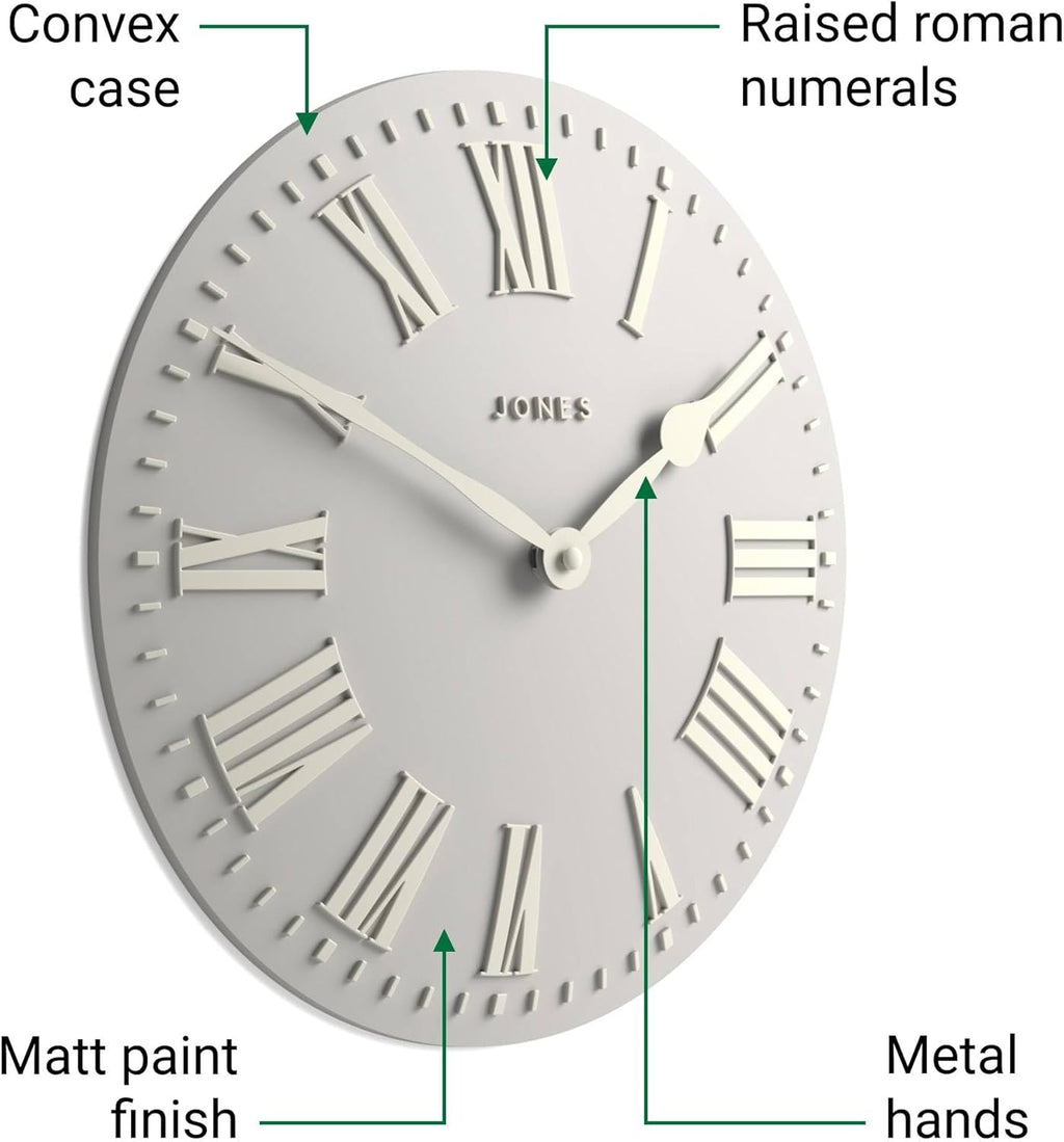 Modern Blue Wall Clock — 12" - View 5