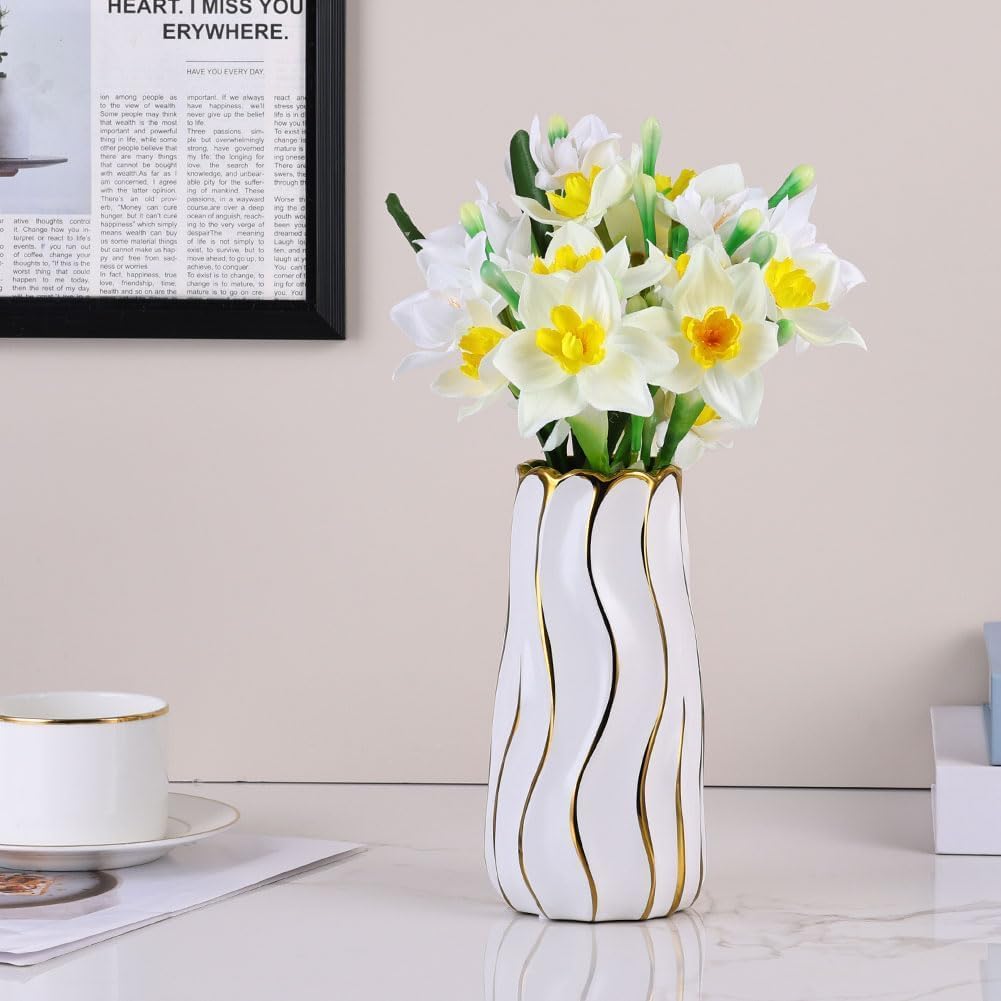 Boho Black Flower Vase — 9.5" - View 5