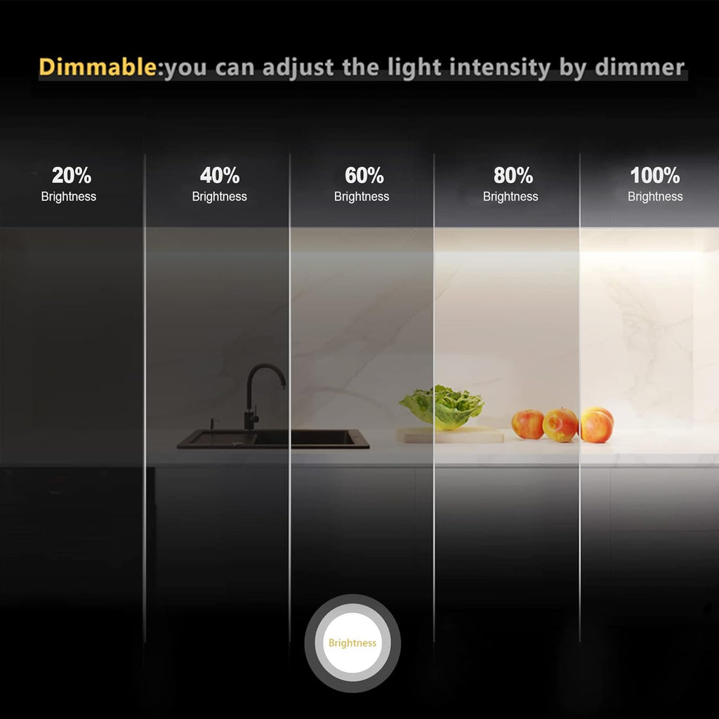 Dimmable Beige LED Strip Lights - View 6