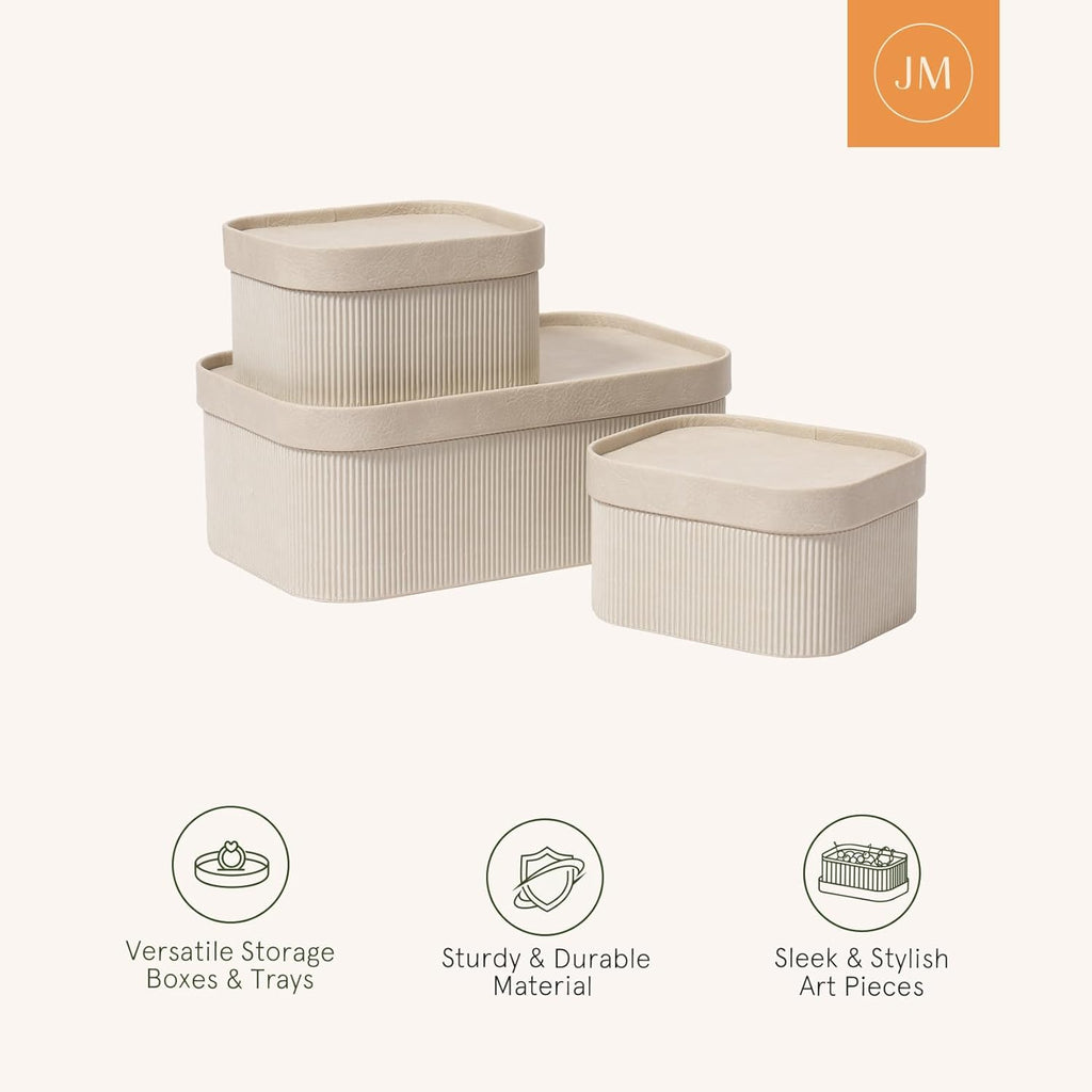 Beige Storage Basket — Set of 3 - View 6