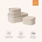 Beige Storage Basket — Set of 3 - View 6