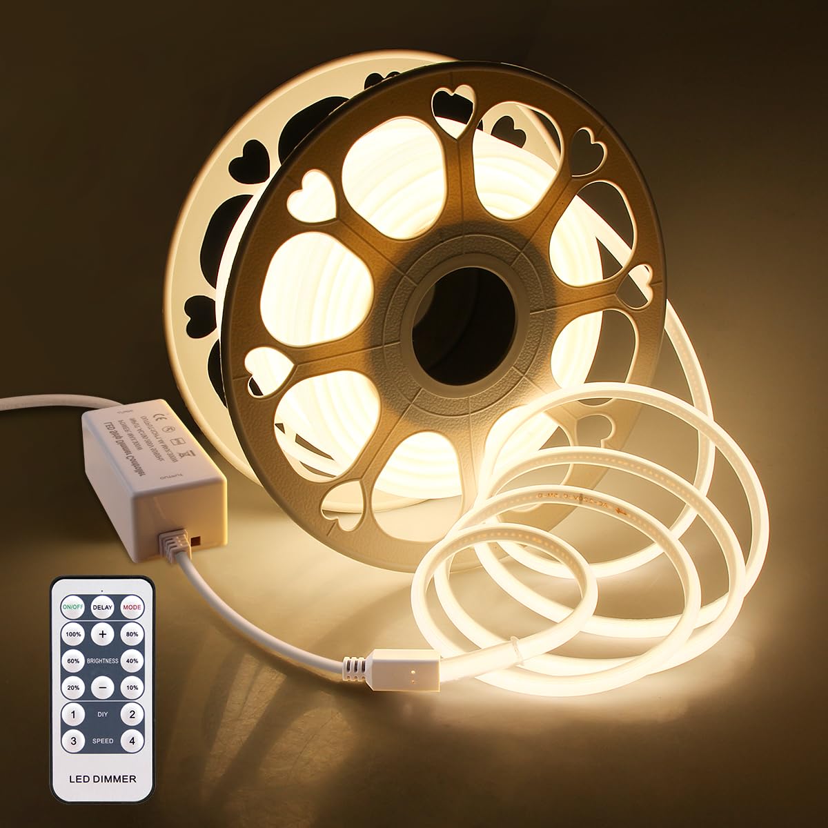 Dimmable White LED Strip Lights