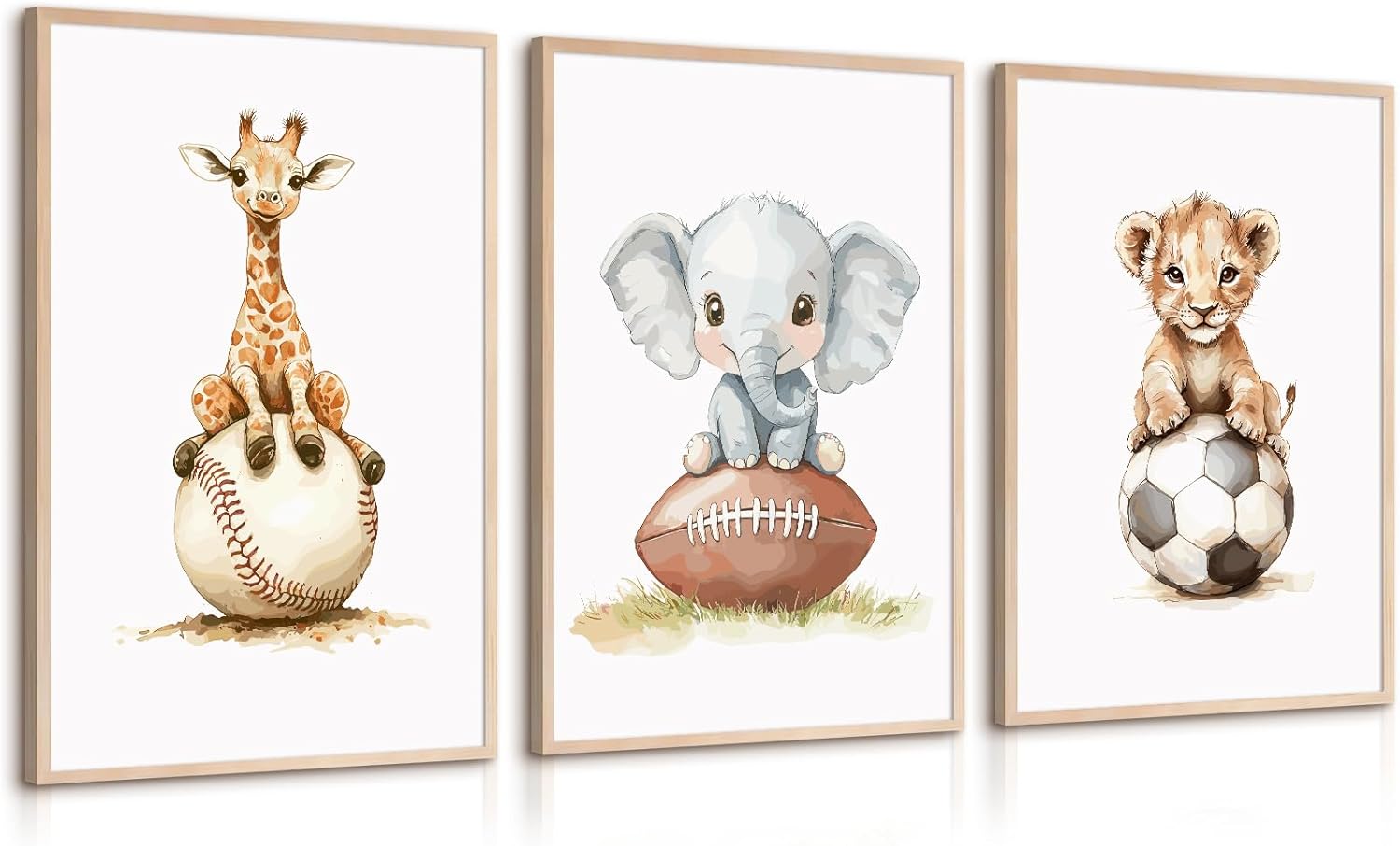 Framed Wood Canvas Wall Art — 12" — 16"x24" Unframed