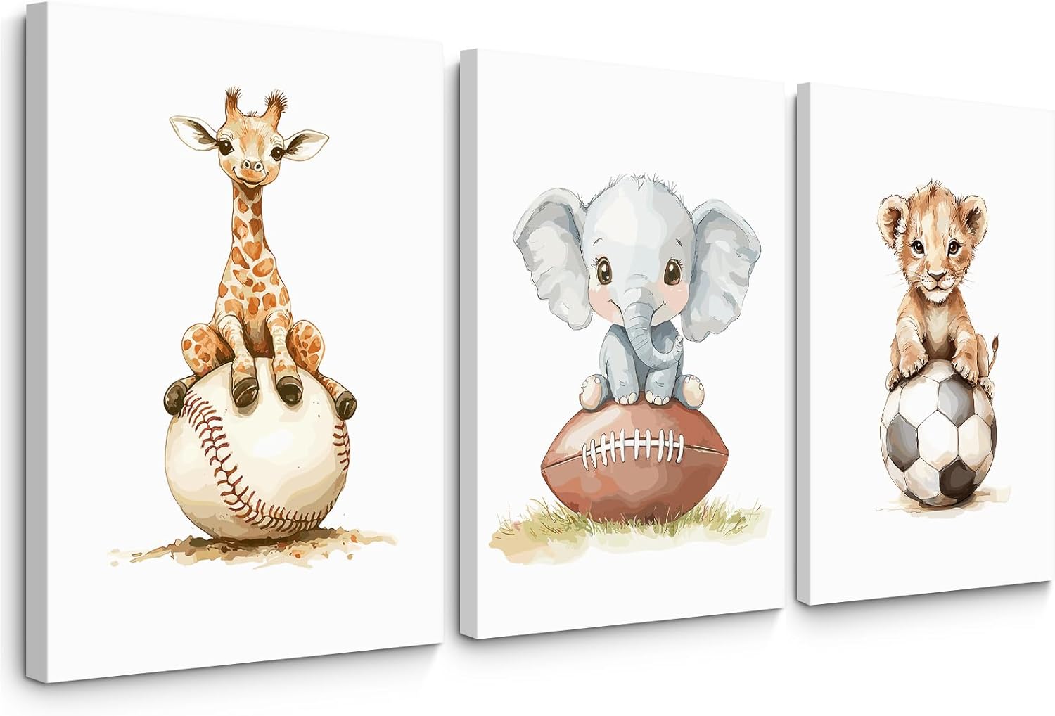 Framed Wood Canvas Wall Art — 12" — 16"x24" Wrapped Canvas