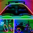 Battery Operated Rattan LED Strip Lights - View 4