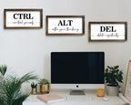 Framed Farmhouse Black Wall Decor — 6" - View 4
