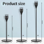 Wax Candle — Set of 9 - View 2