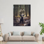 Blue Canvas Wall Art — 8" - View 4