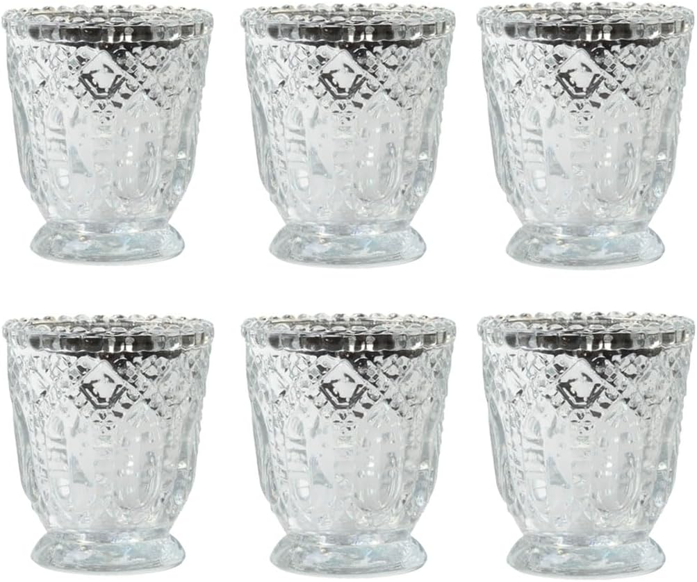 Vintage Boho Green Candle — 3X2 — Silver