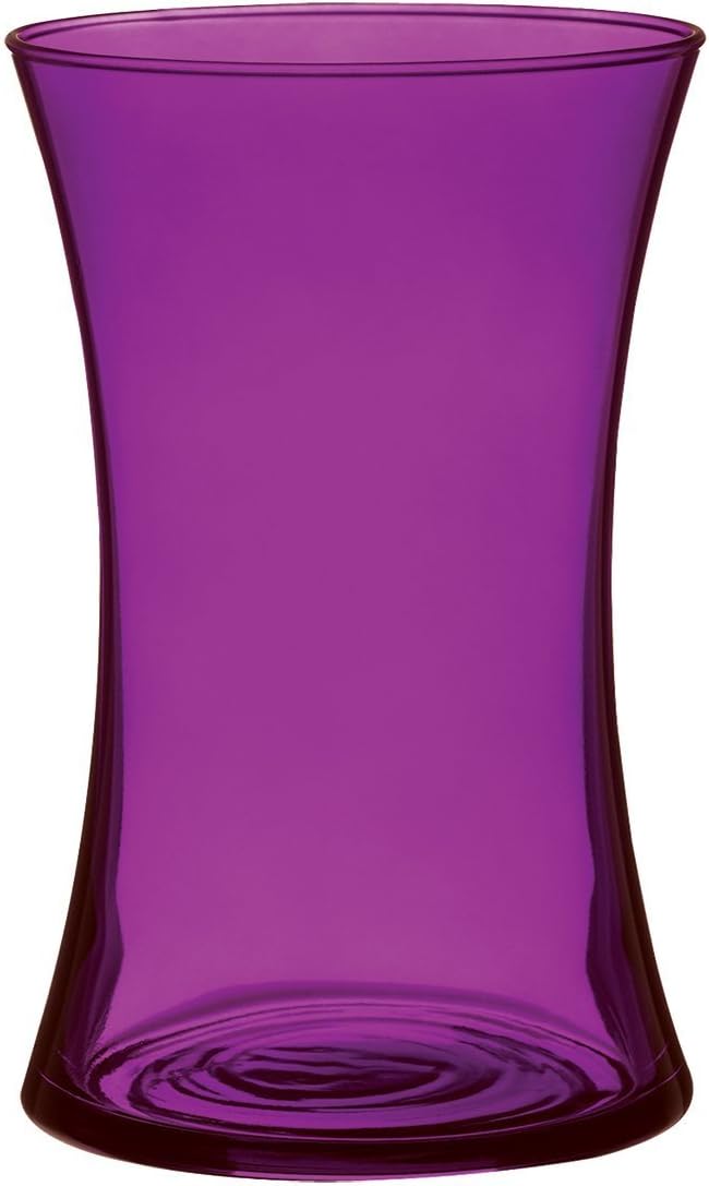 Pink Flower Vase — 8" — Purple