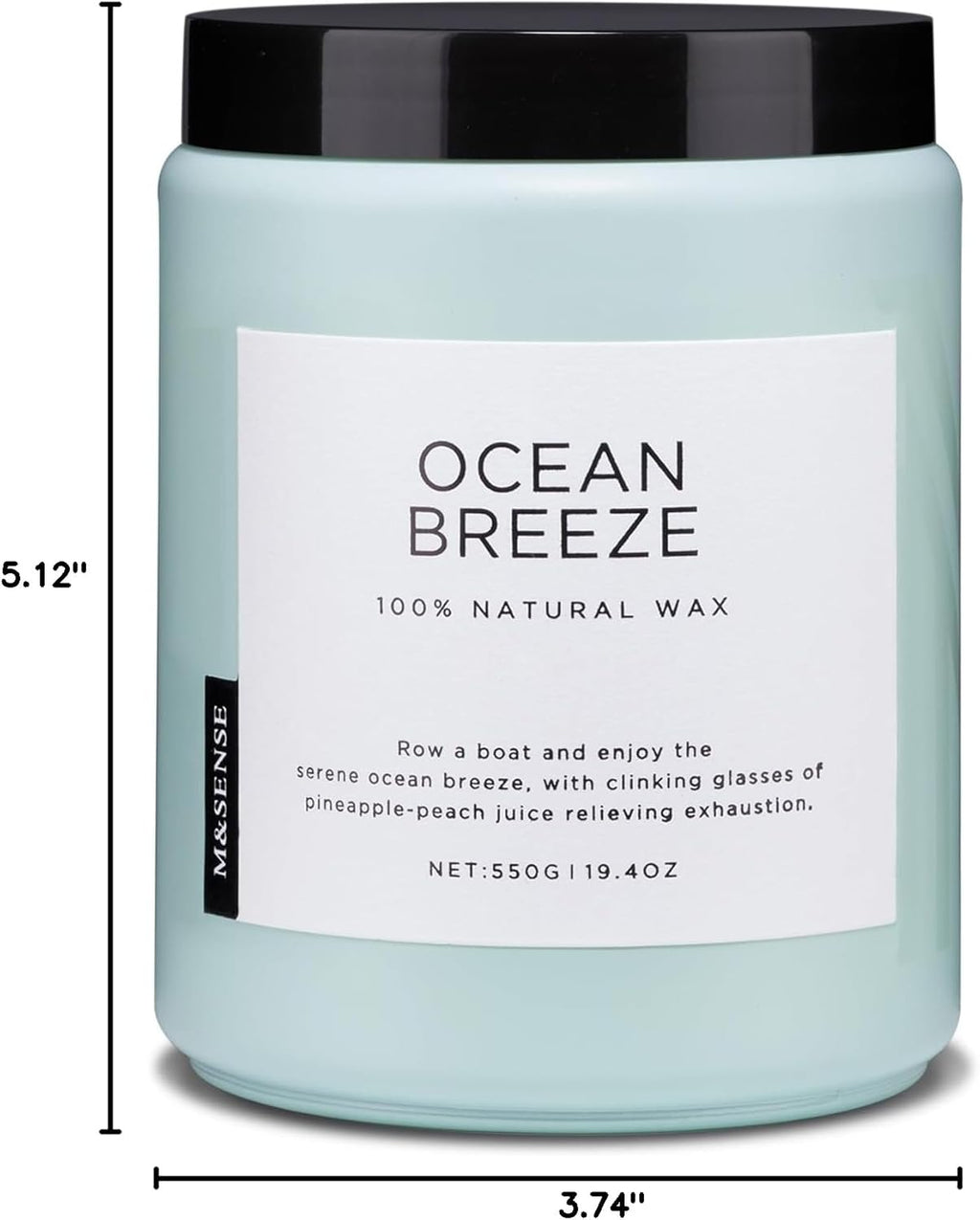 Scented Beige Soy Candle - View 10