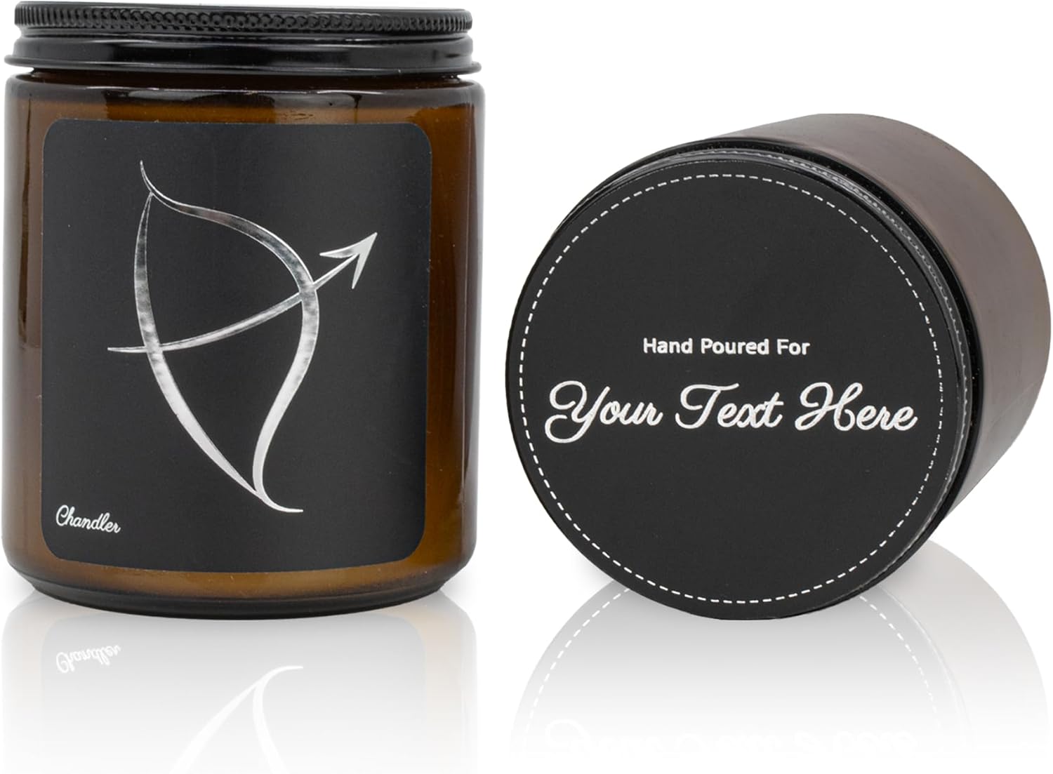 Scented Blue Soy Candle — Sagittarius
