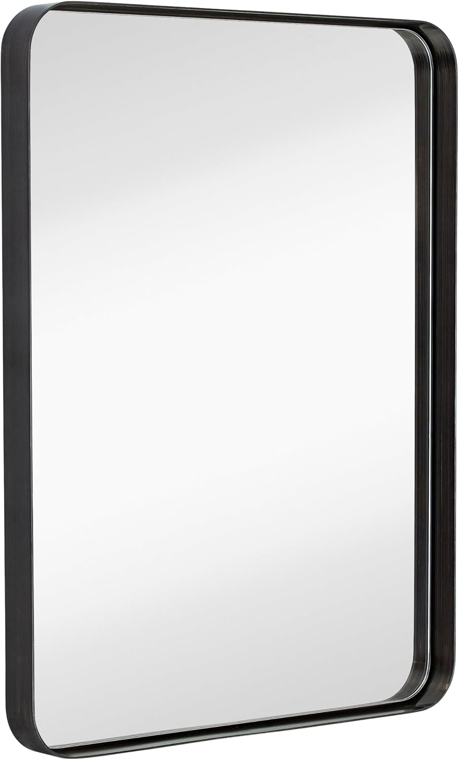Rectangular Black Wall Mirror — 2" — 30"L x 22"W