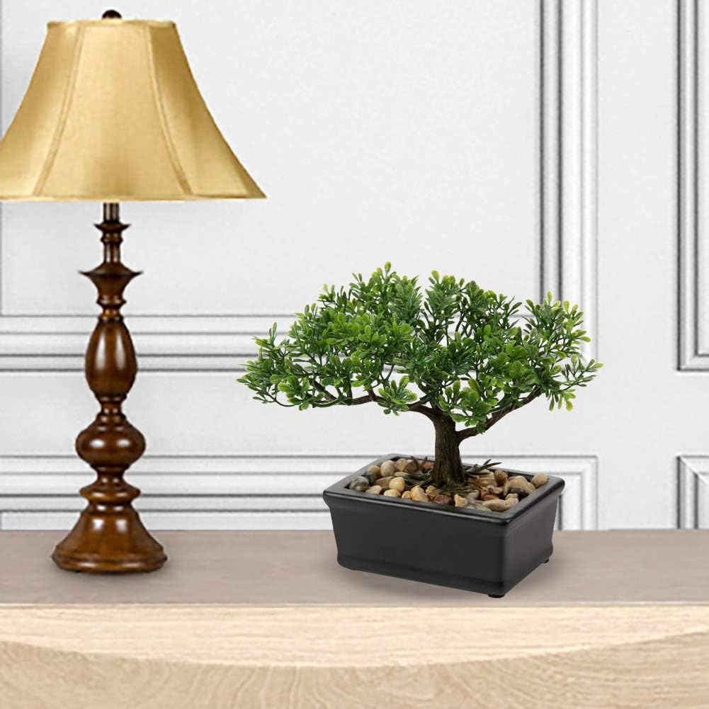Farmhouse Ceramic Faux Plant — 6" - View 3