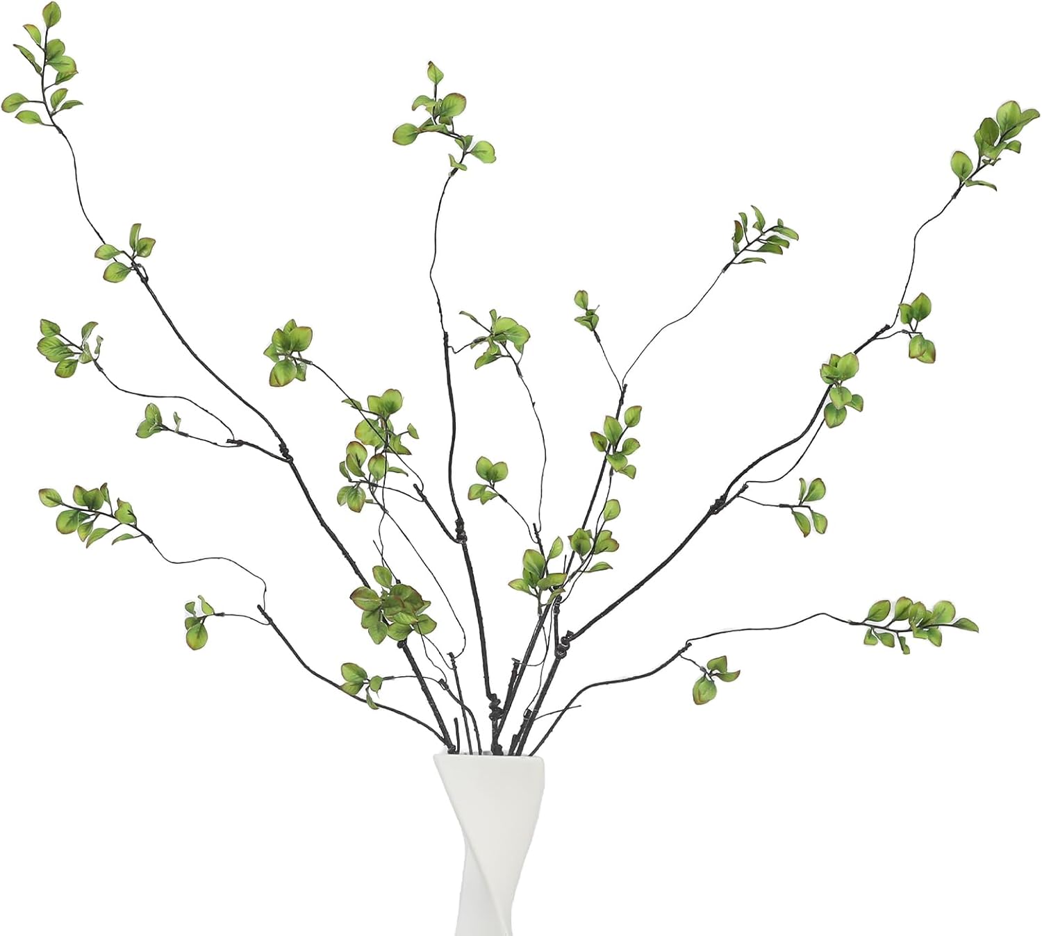 Black Artificial Plant — 38.5" — Green