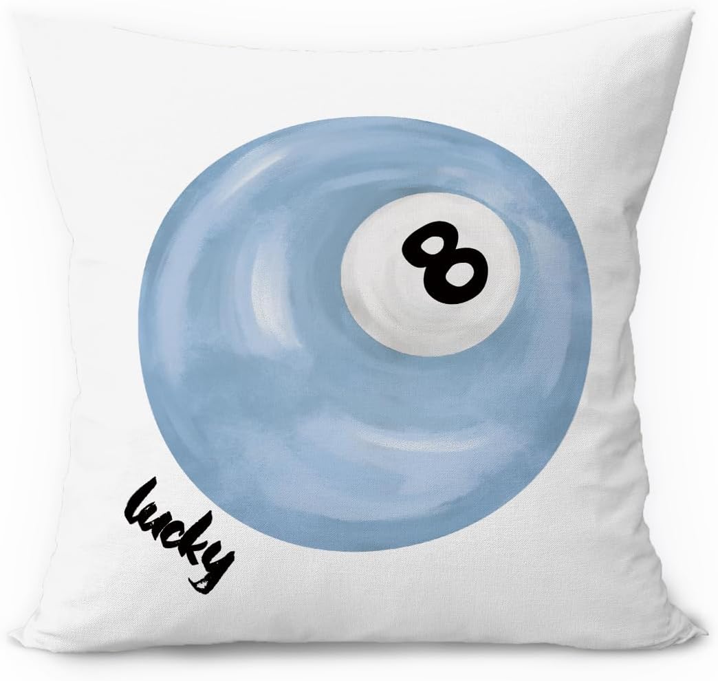 Boho Blue Pillow Cover — 18x18 — 03-trendy Blue 8