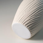 Round Farmhouse Ceramic Flower Vase — 5" - View 9