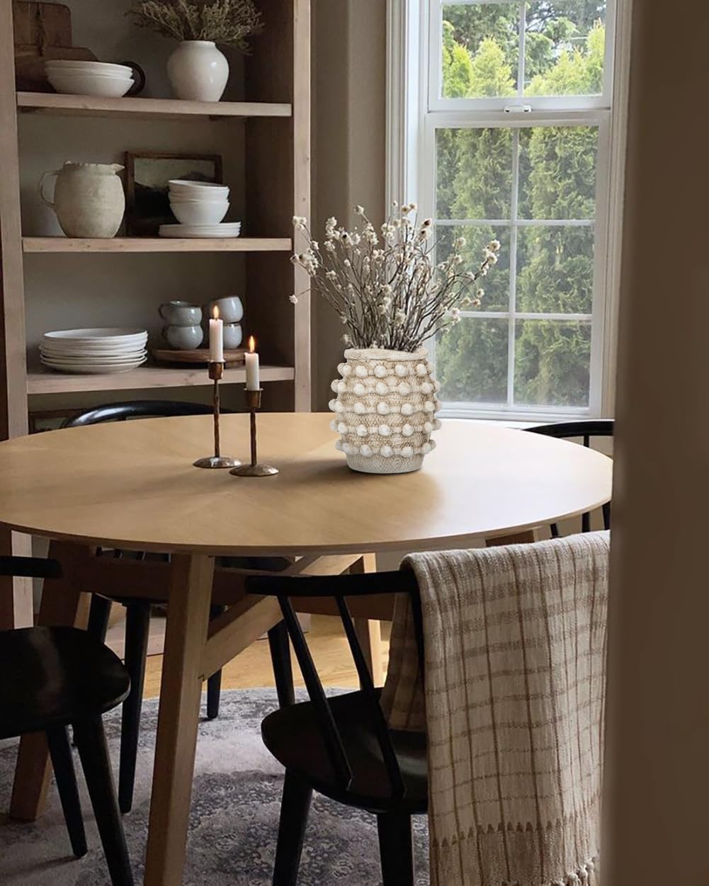 Boho Beige Vase - View 4
