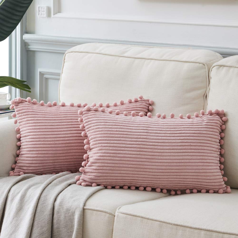 Boho Beige Throw Pillow Cover — 20"