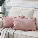 Boho Beige Throw Pillow Cover — 20"