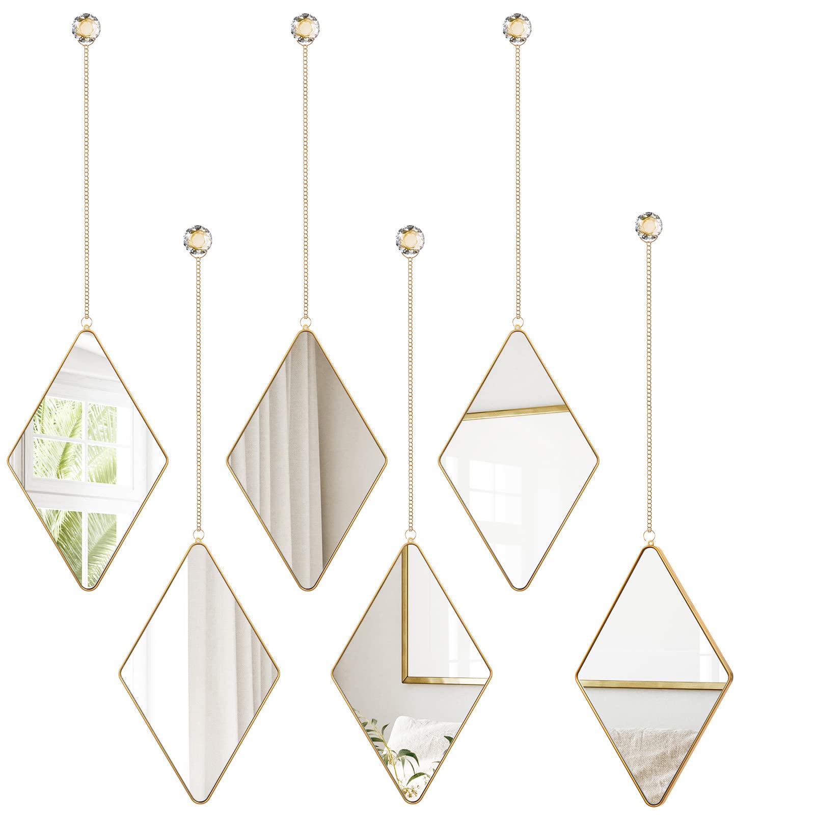 Farmhouse Gold Wall Mirror