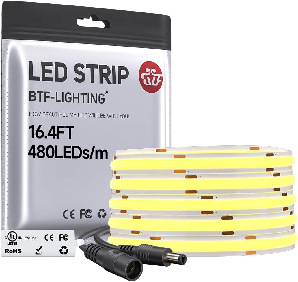 Beige LED Strip Light — Cool White 6000K