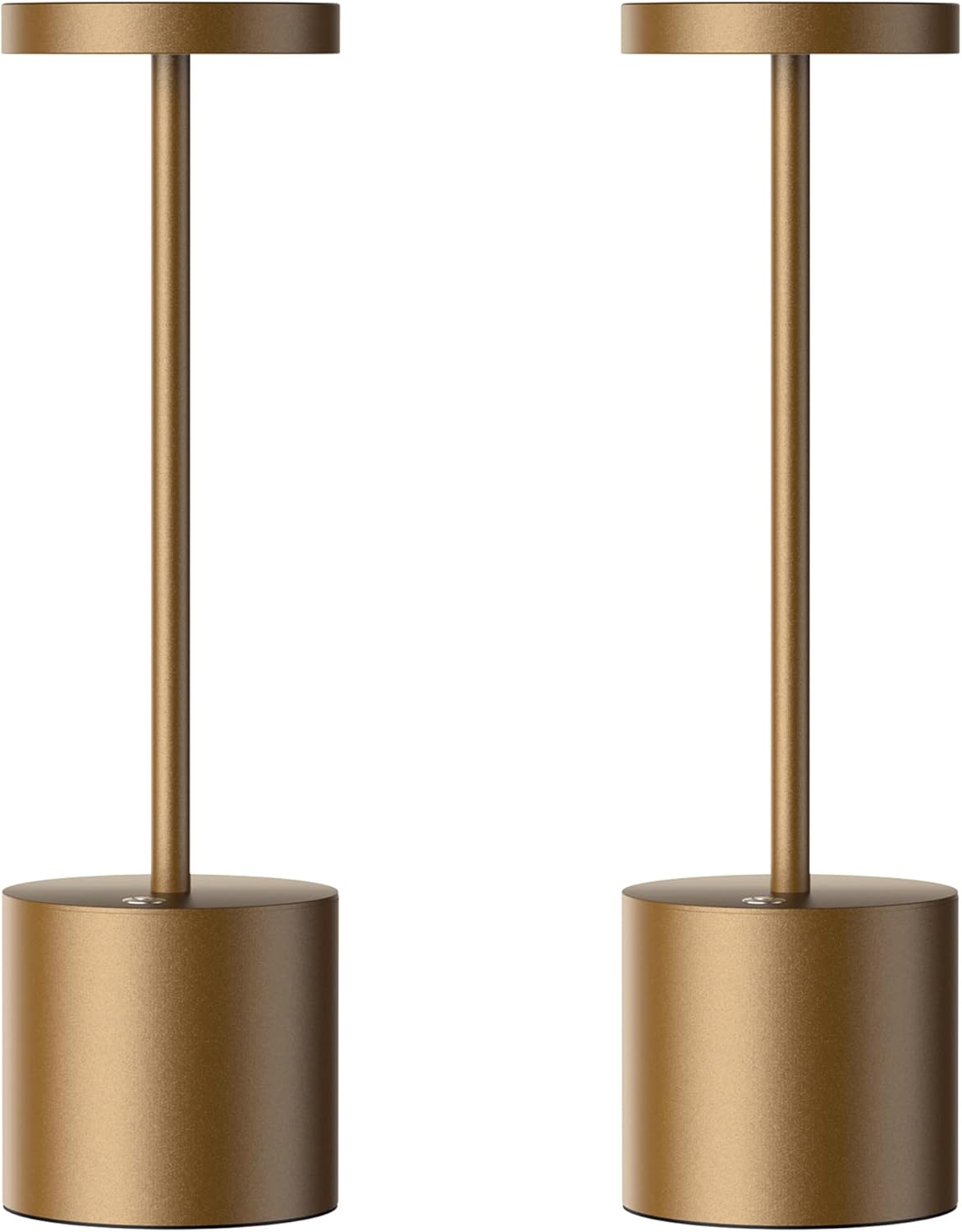 Cordless Luxe Beige Table Lamp — Titanium
