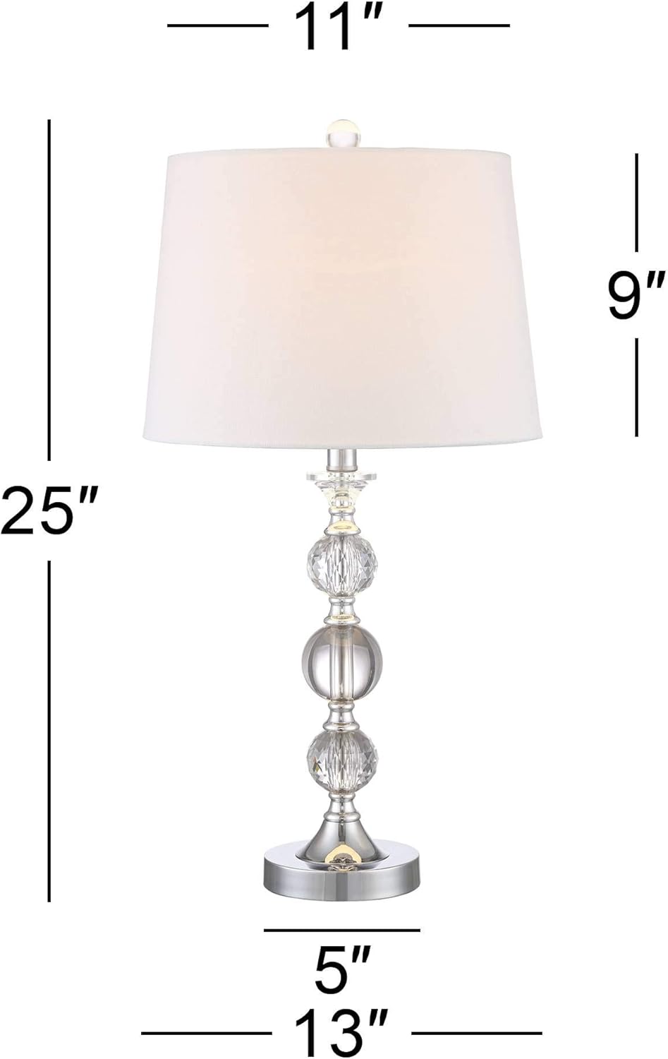 Luxe Metal Table Lamp — 25" - View 4