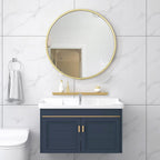 Framed Luxe Gold Wall Mirror — 16" - View 7