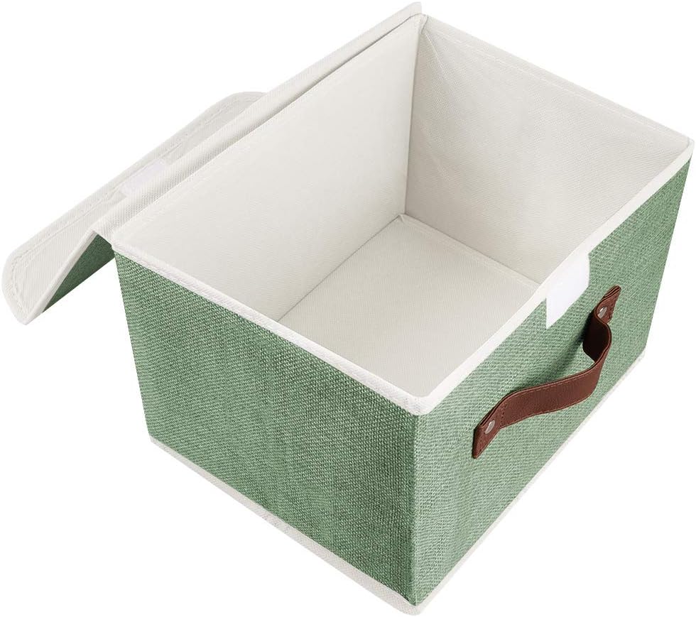 Beige Storage Bin — 10" - View 5
