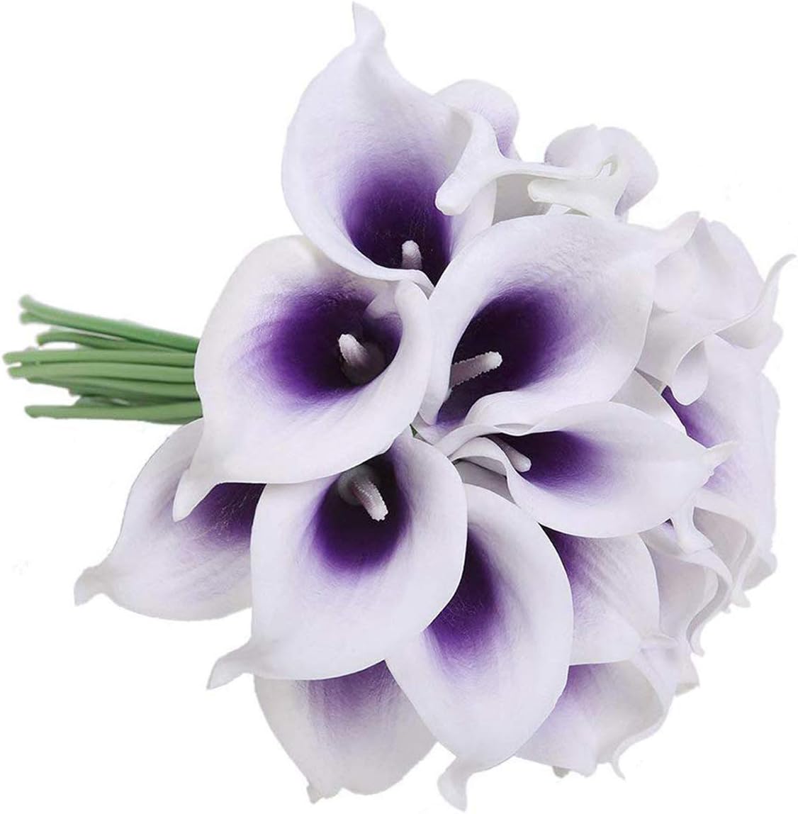 Black Artificial Plant — Purple Stamen